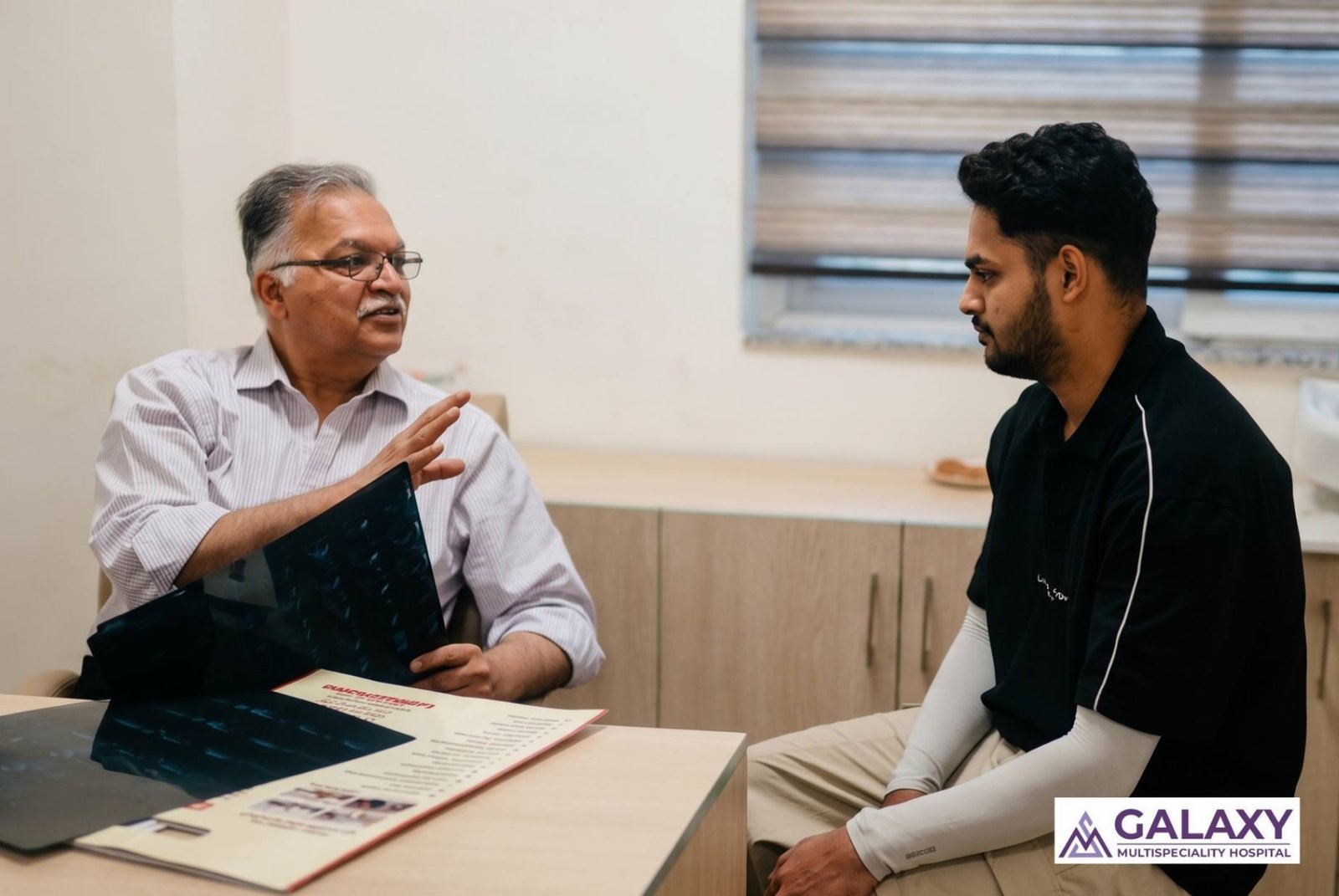 Dr. Raman Kant Aggarwal, Senior Orthopaedic Surgeon and Vice Chairman Musculoskeletal Division at Medanta Gurugram, during special Orthopaedic OPD at MS Galaxy Multispeciality Hospital Dehradun.